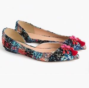 J. Crew Audrey Embellished Flats